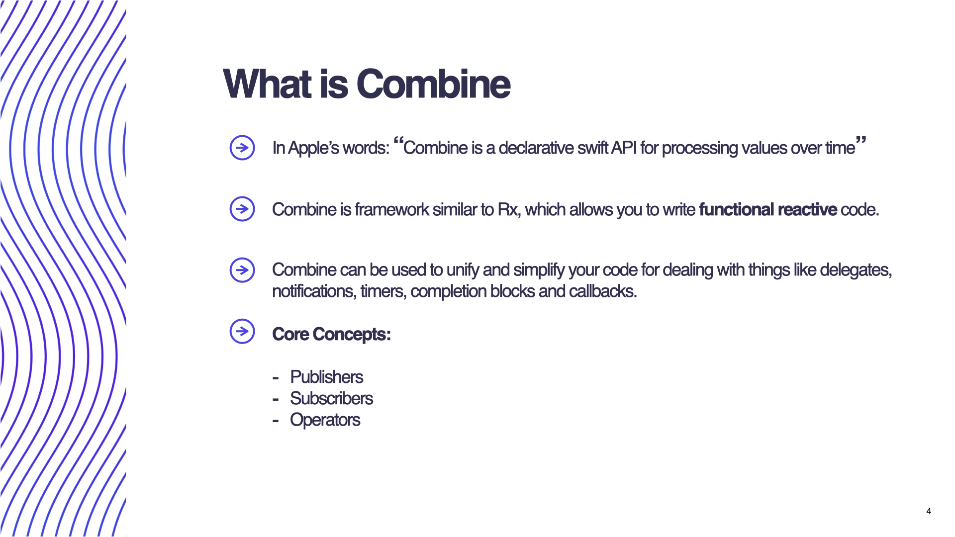Combine Framework