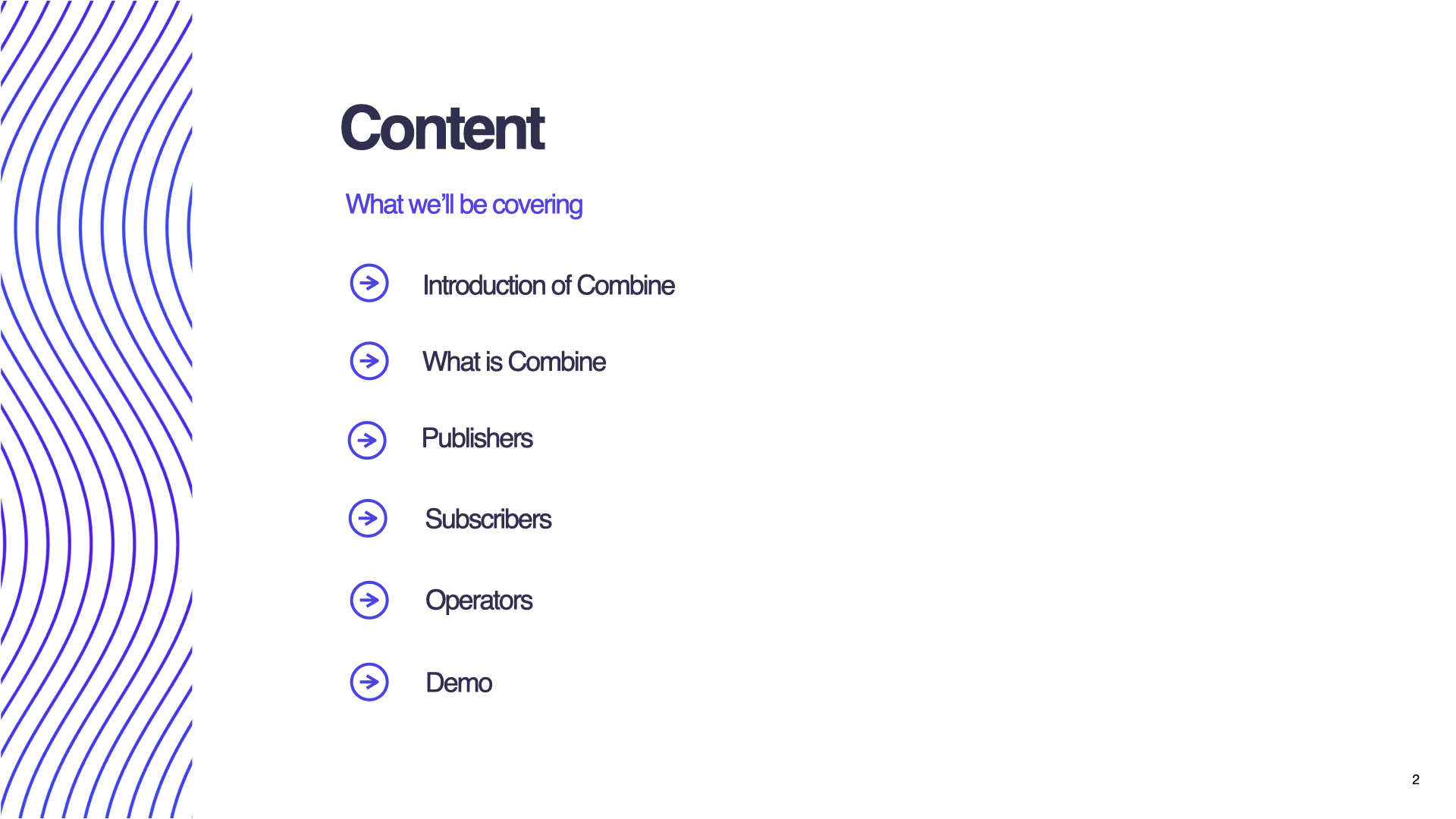 Combine Framework