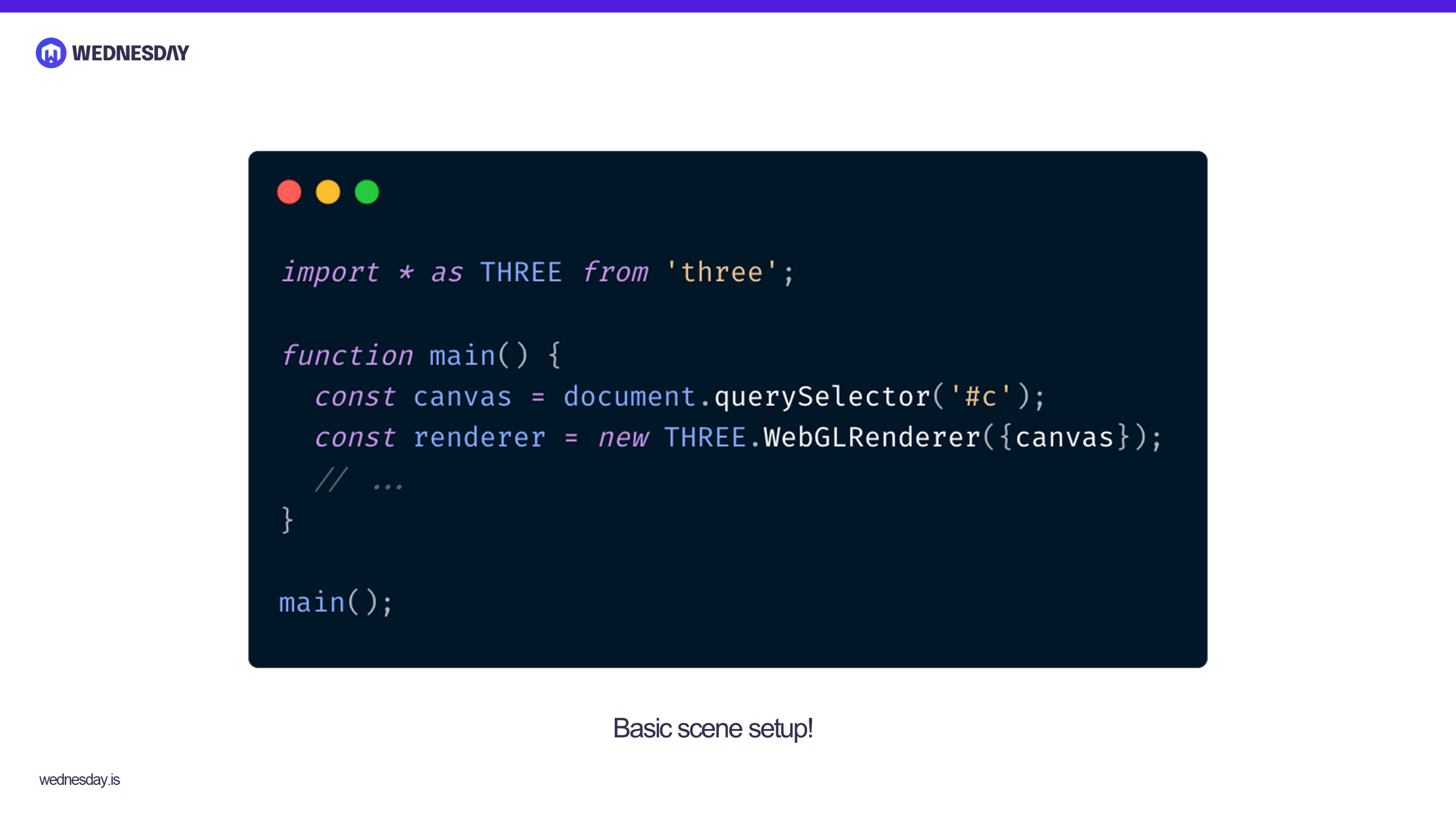 Create Basic 3D Scenes Using Three.js