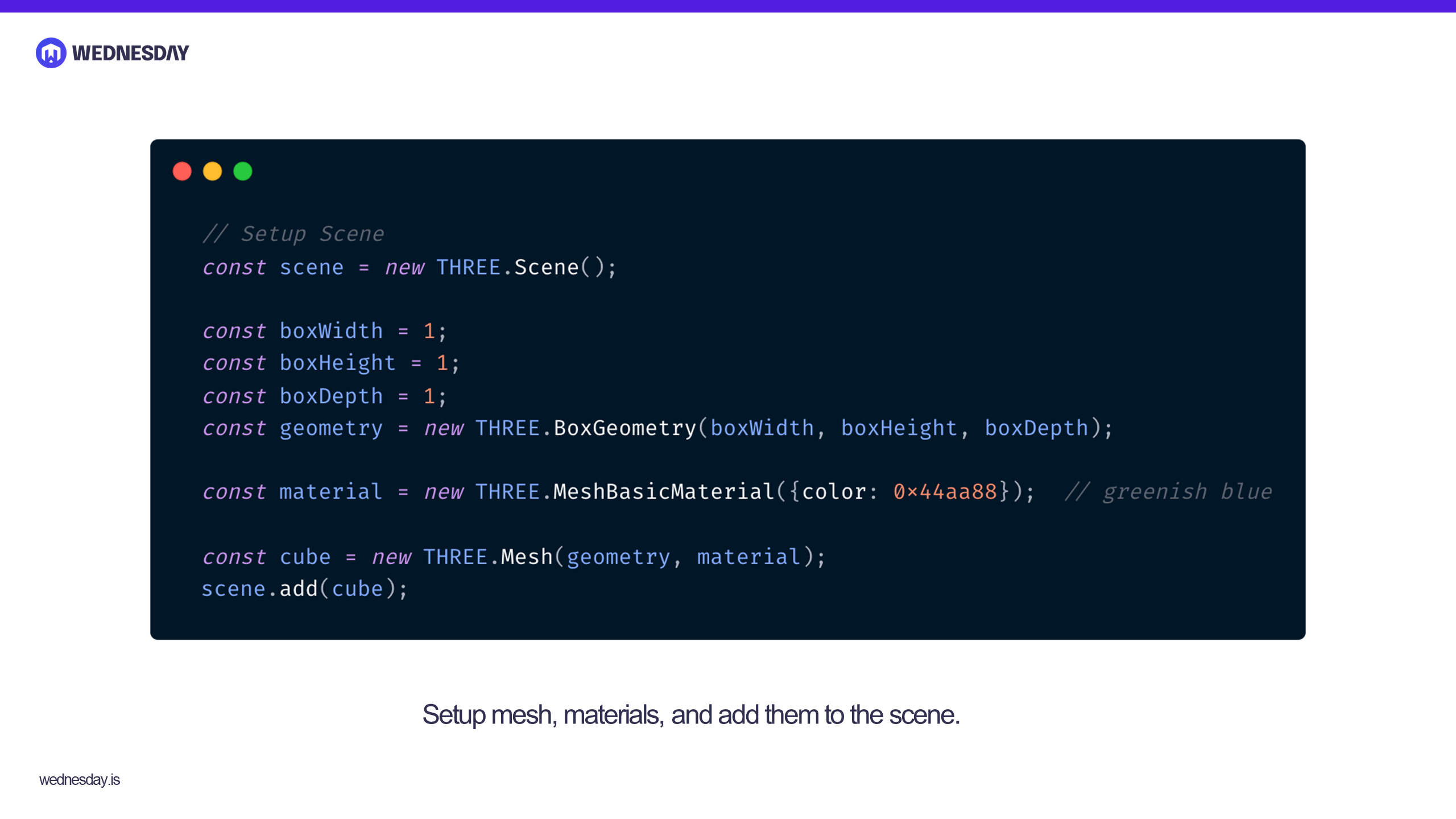 Create Basic 3D Scenes Using Three.js