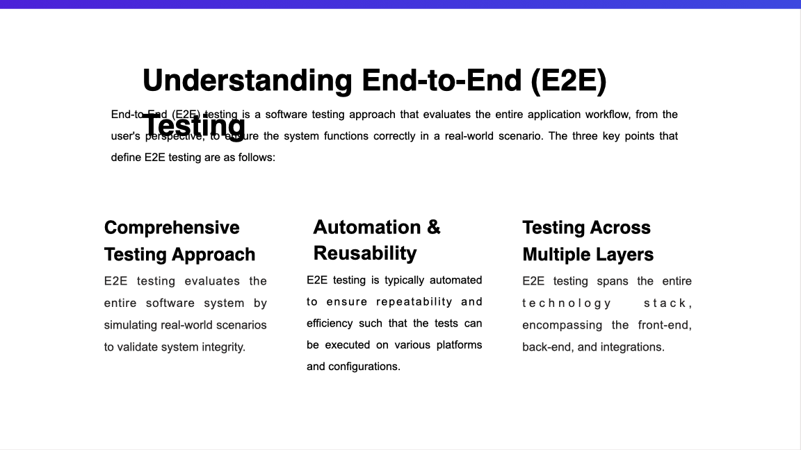 E2E Excellence: Navigating Testing Horizons for Quality Assurance