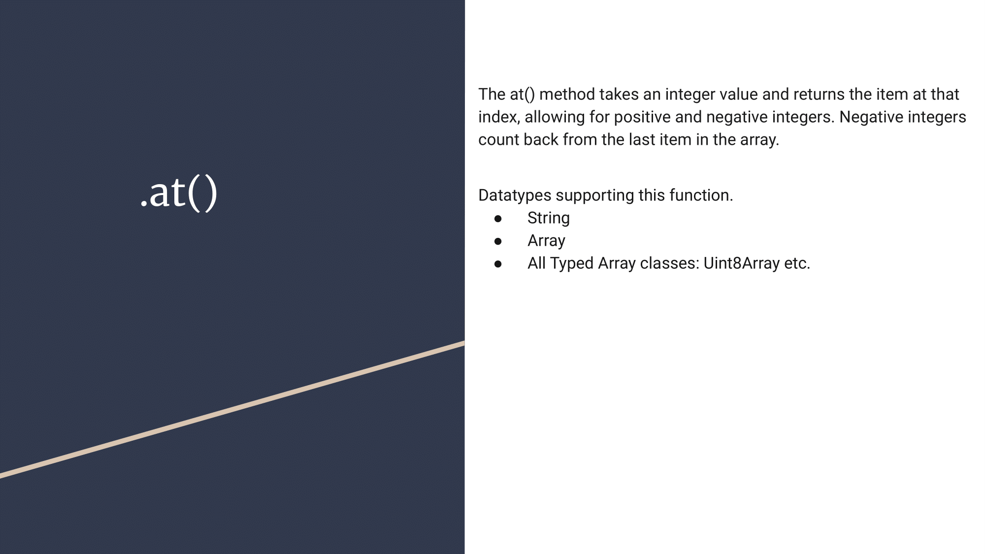 Features of ECMAScript 2022