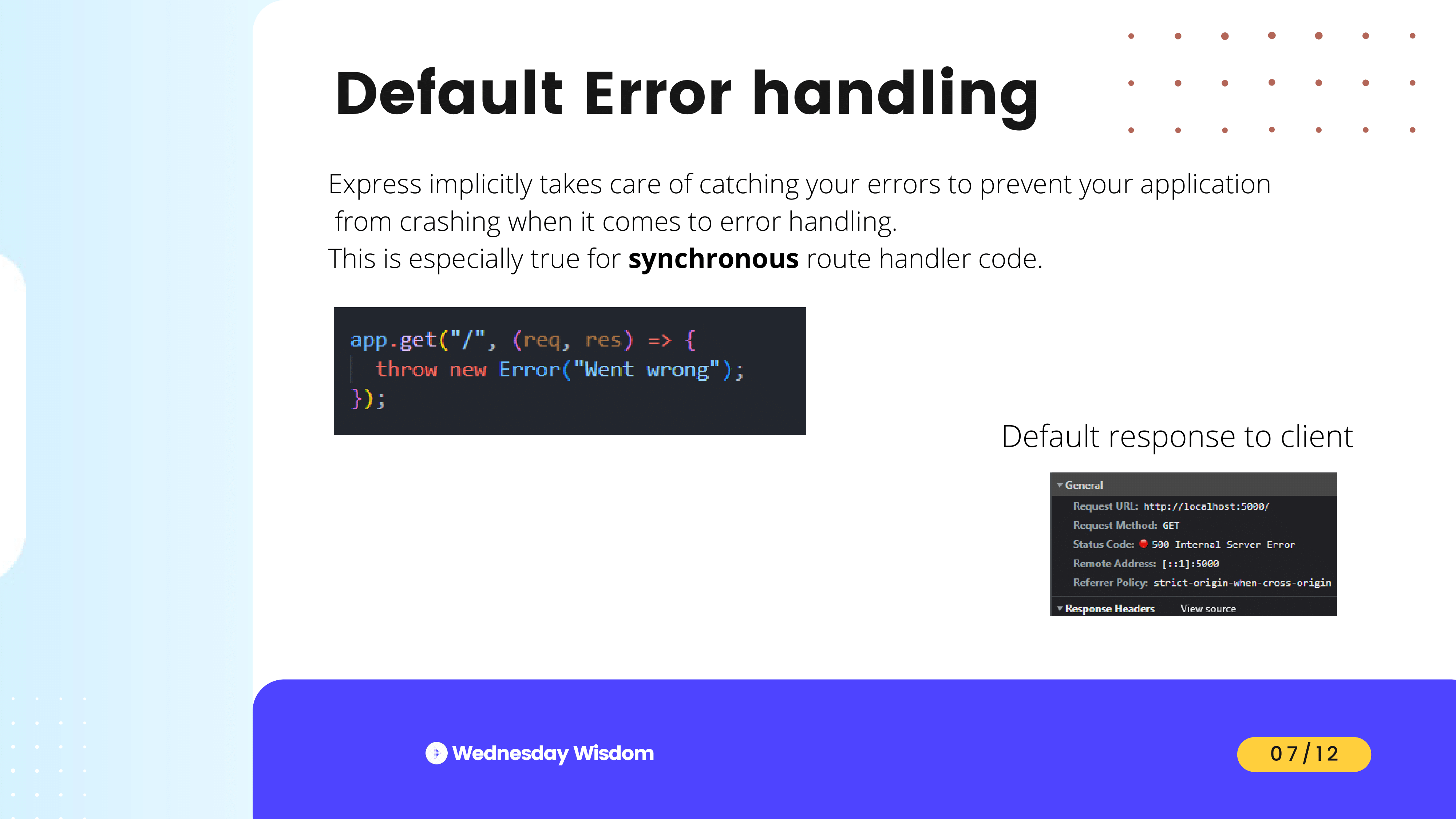 Error Handling in Express