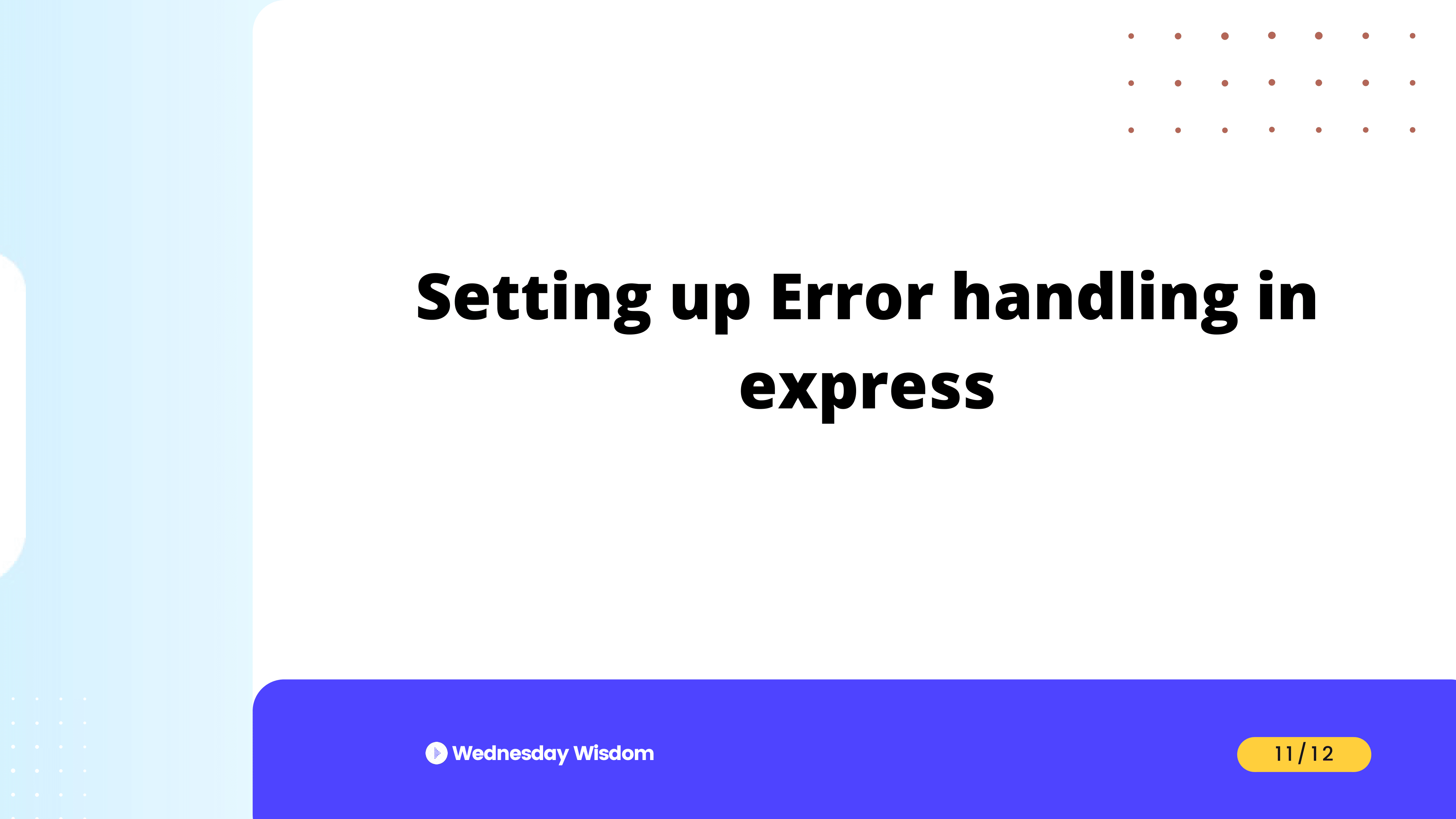 Error Handling in Express