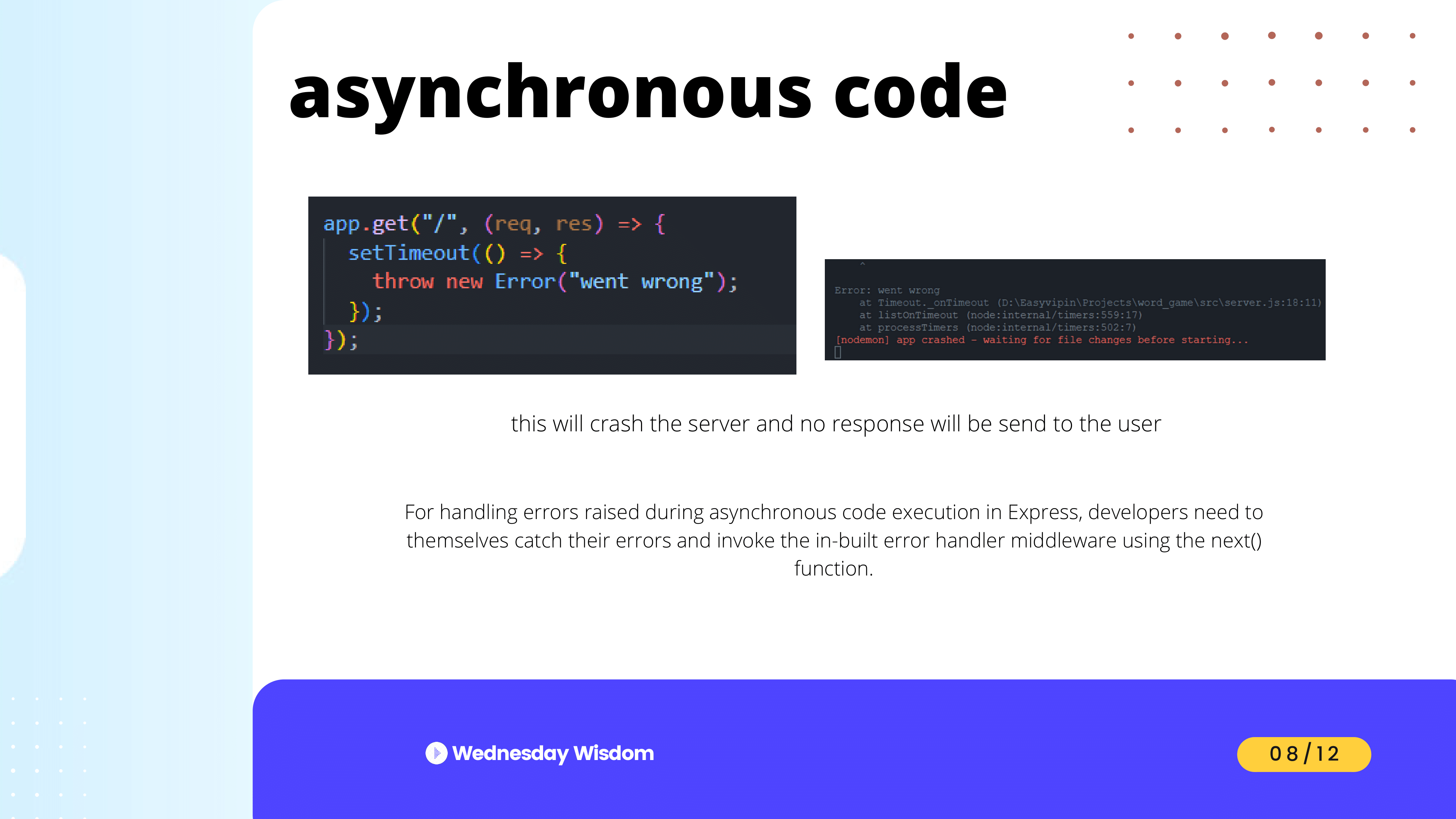 Error Handling in Express