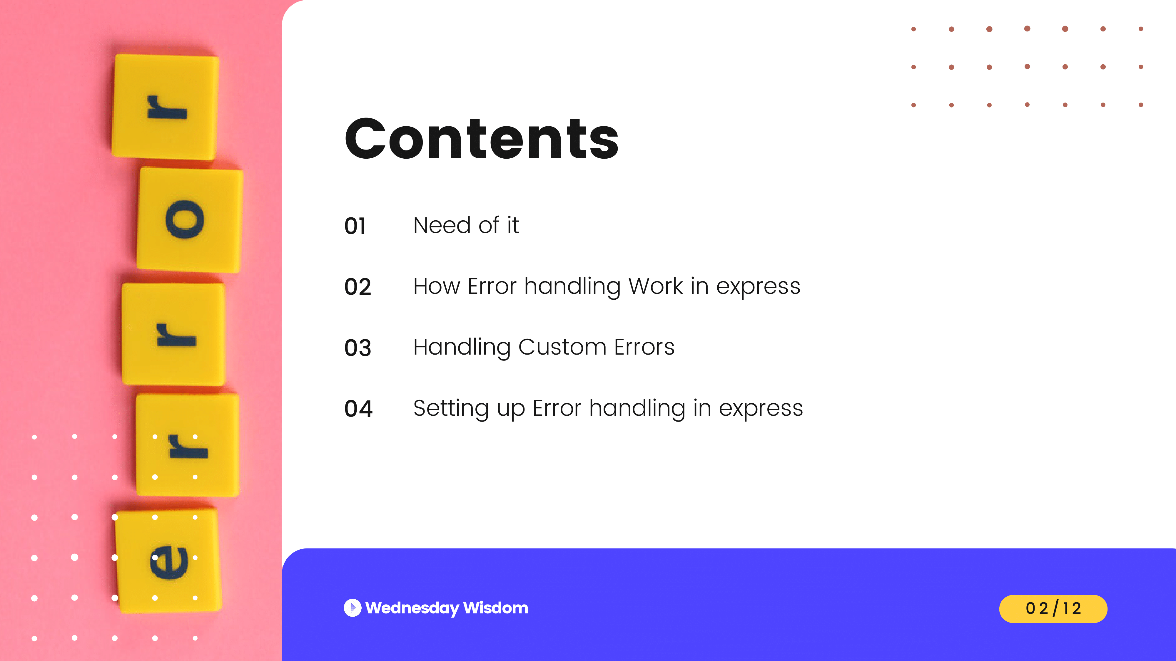 Error Handling in Express