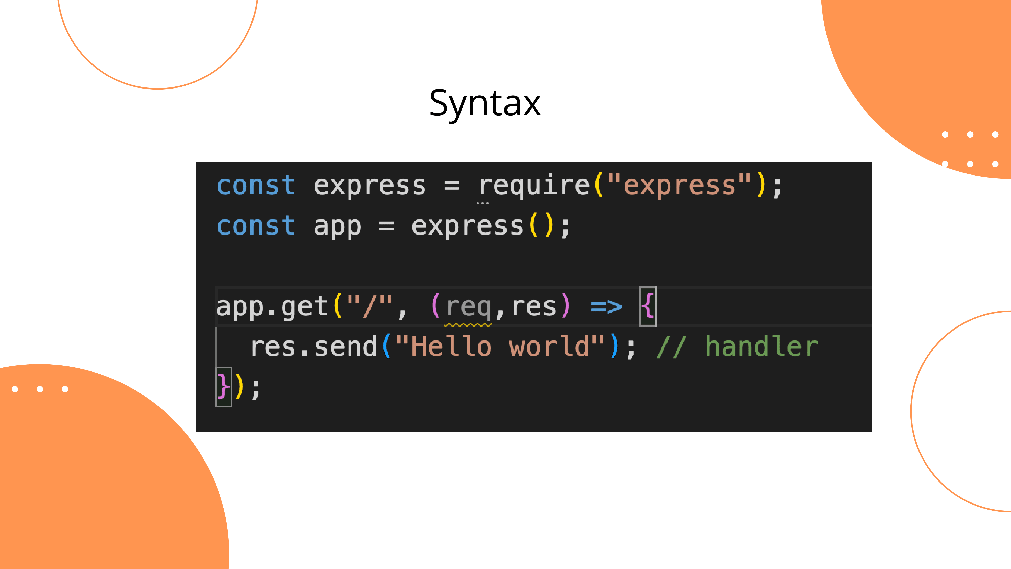Express Routing