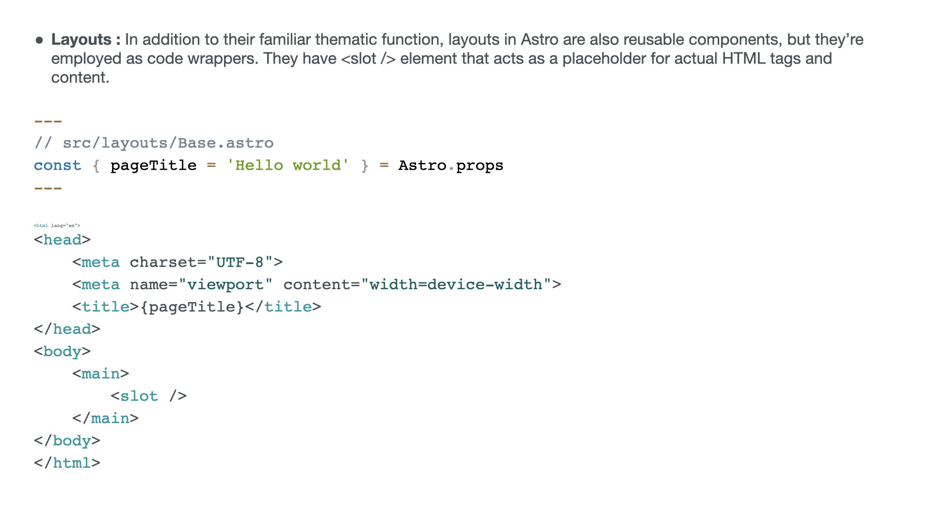 Introduction to Astro