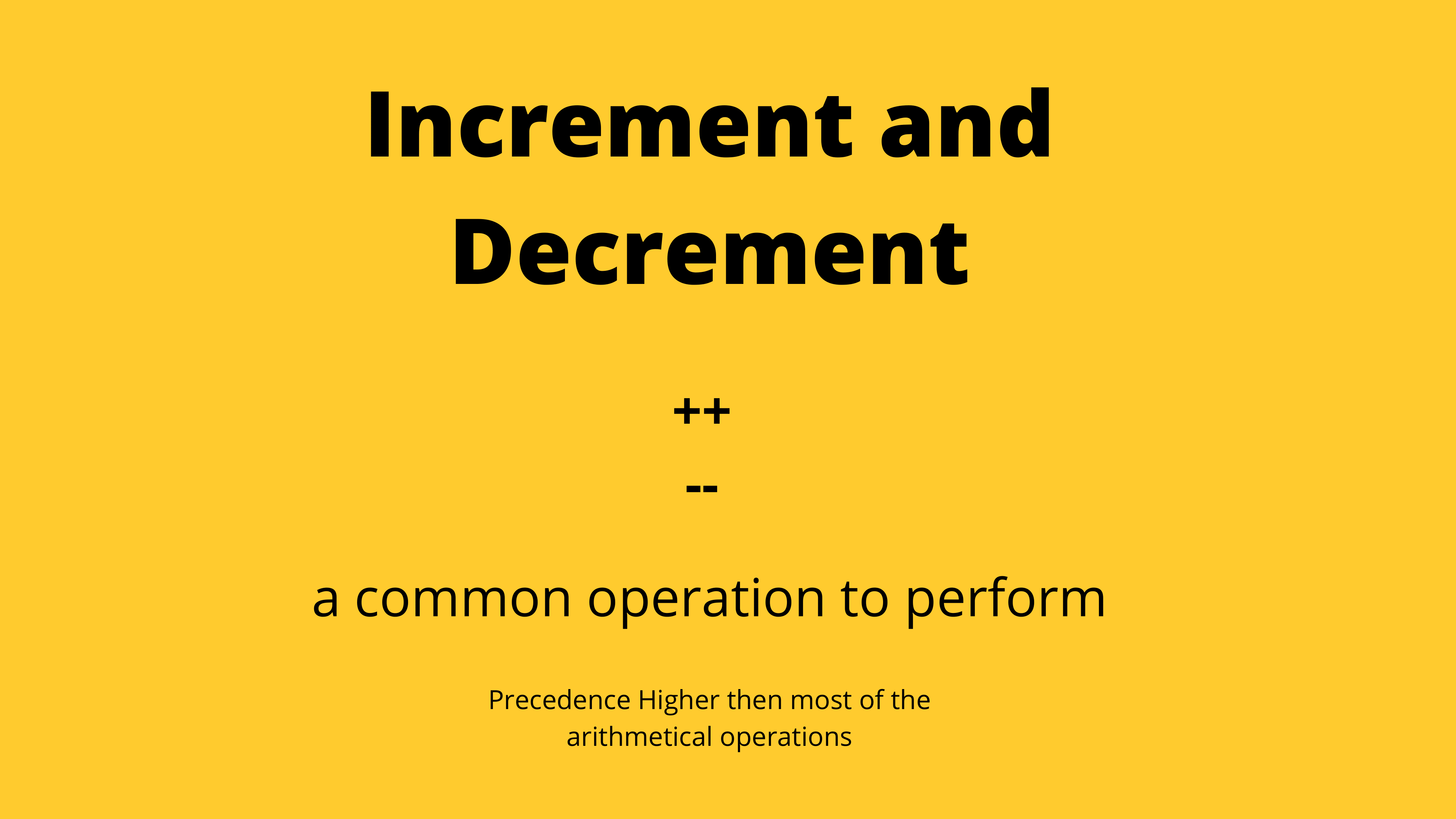Javascript Operators