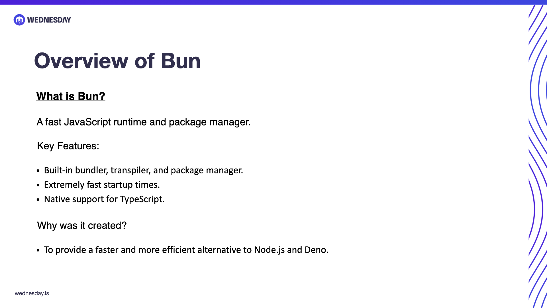 Javascript runtimes : Comparing Node, Bun & Deno