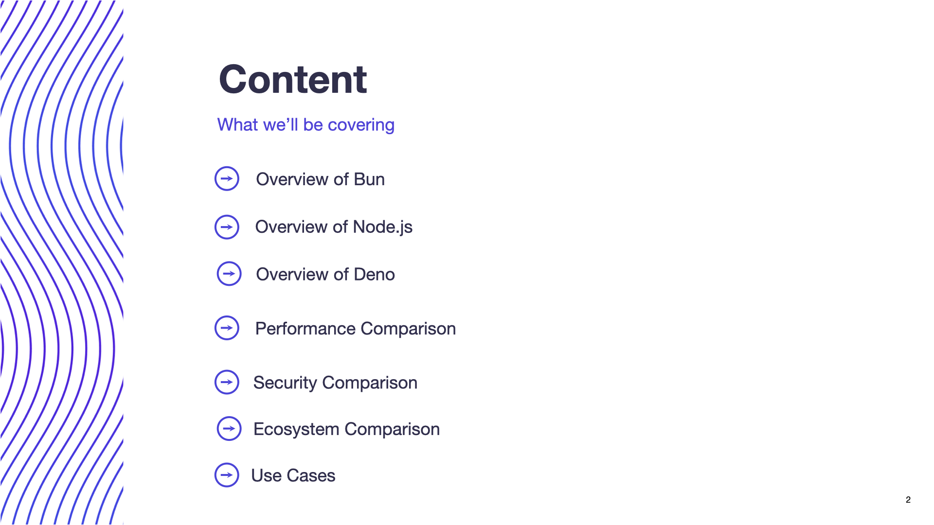 Javascript runtimes : Comparing Node, Bun & Deno