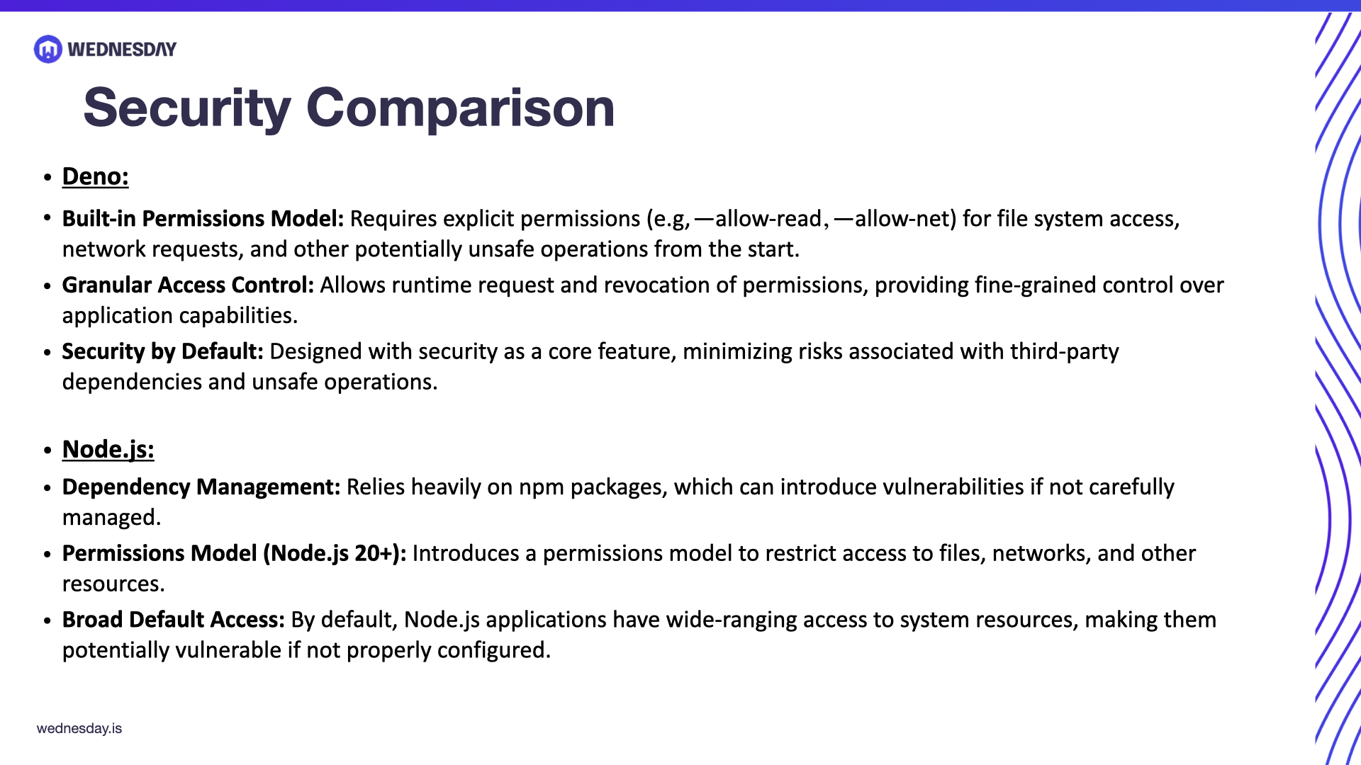 Javascript runtimes : Comparing Node, Bun & Deno