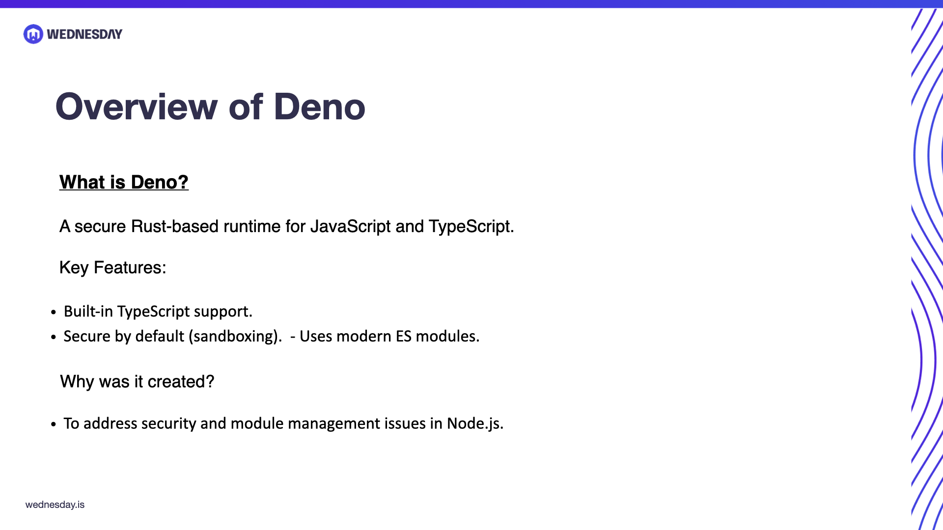 Javascript runtimes : Comparing Node, Bun & Deno