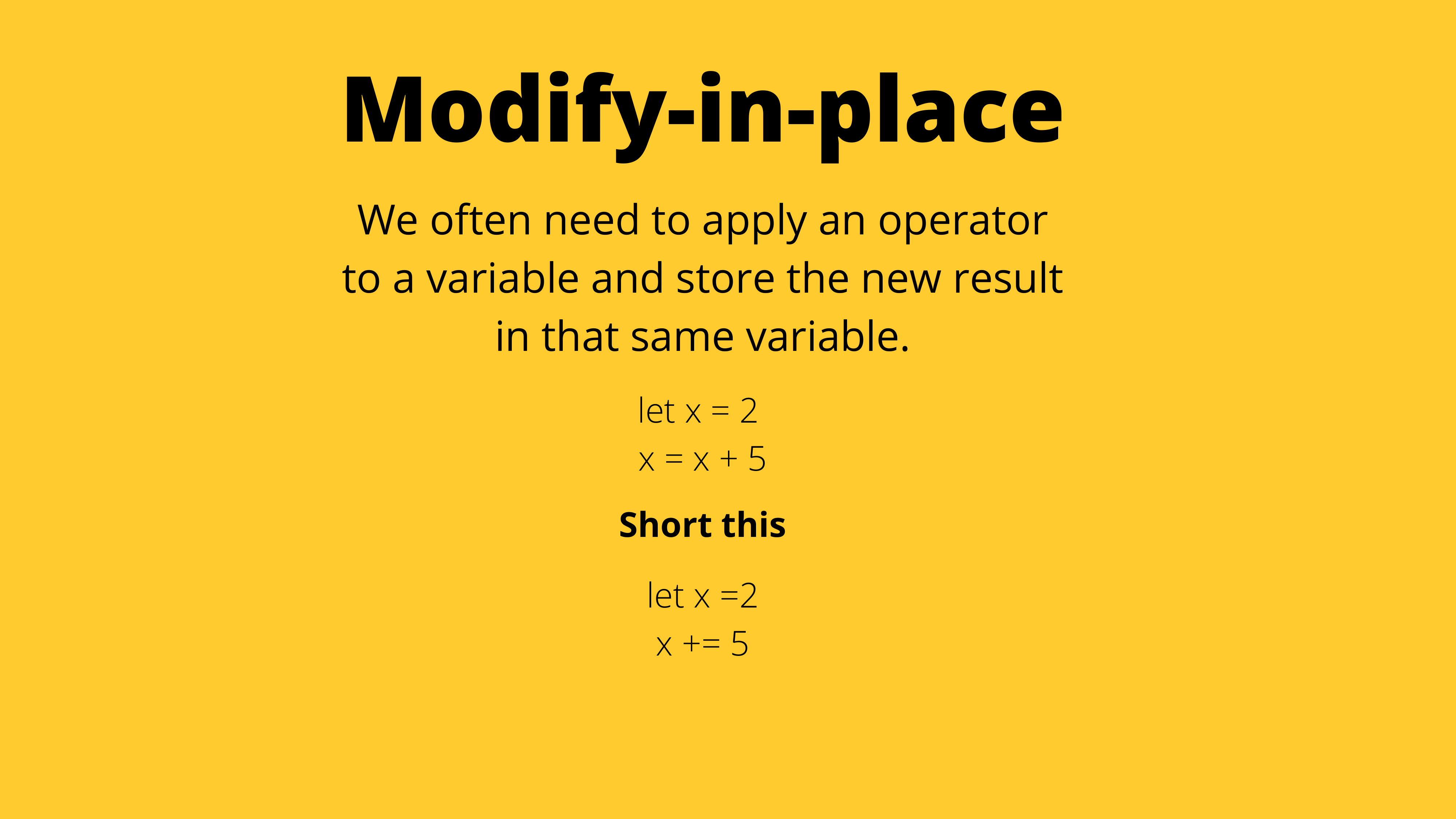 Javascript Operators
