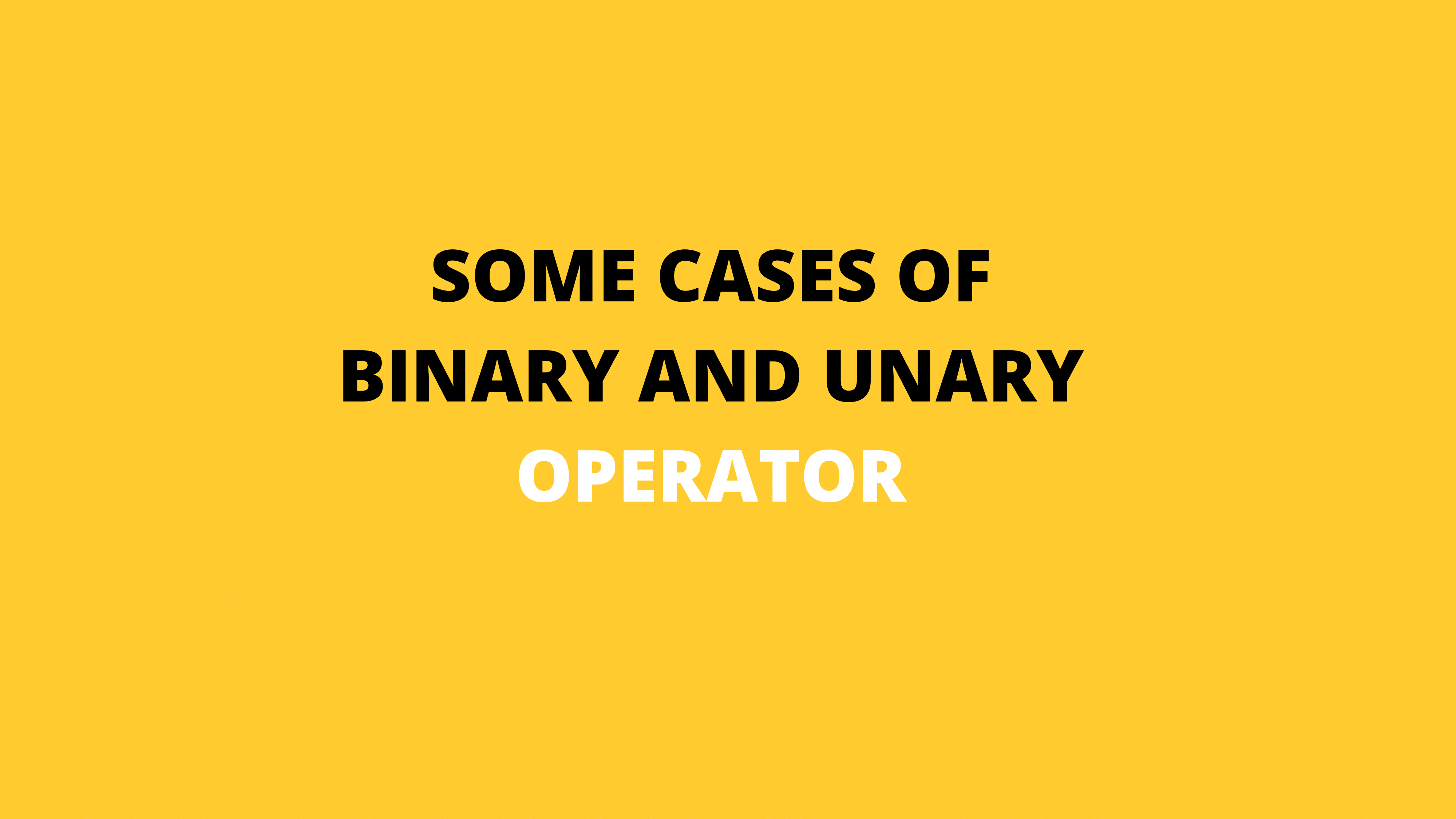 Javascript Operators