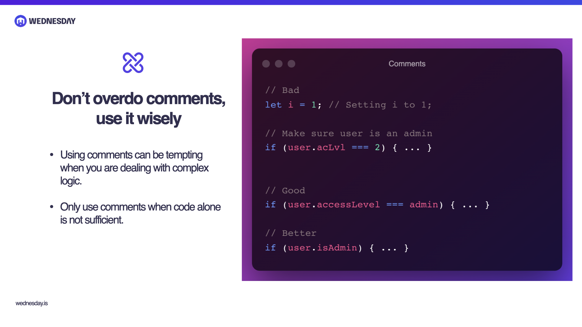 Making your code better