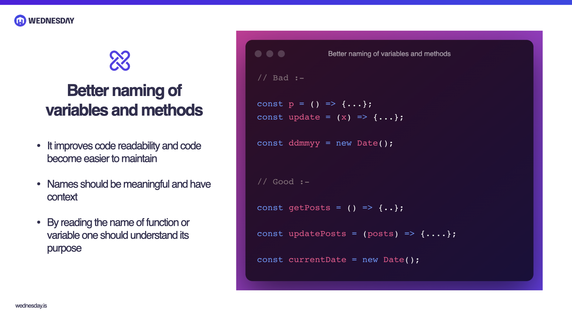 Making your code better