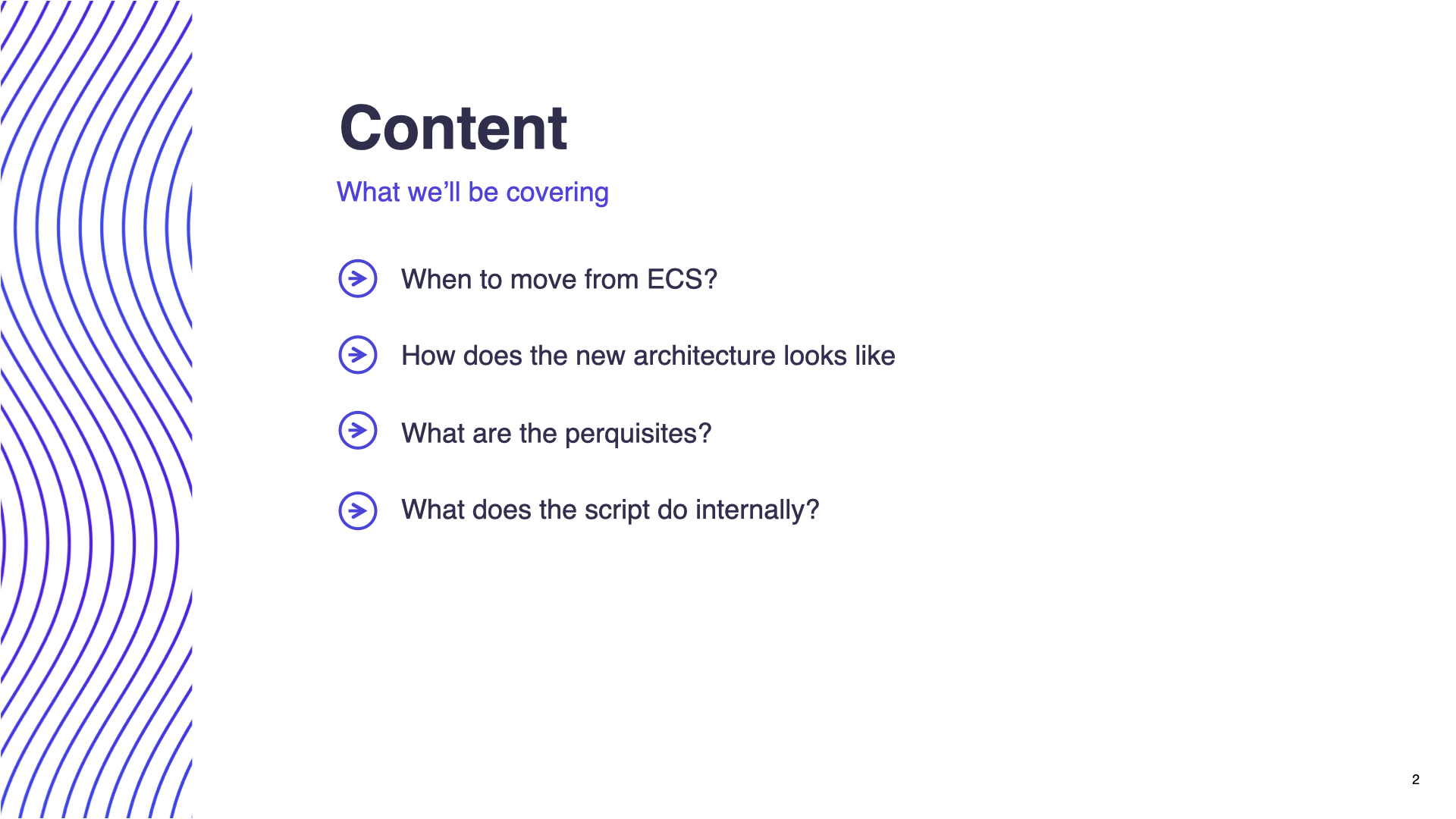Migrating from ECS-EKS