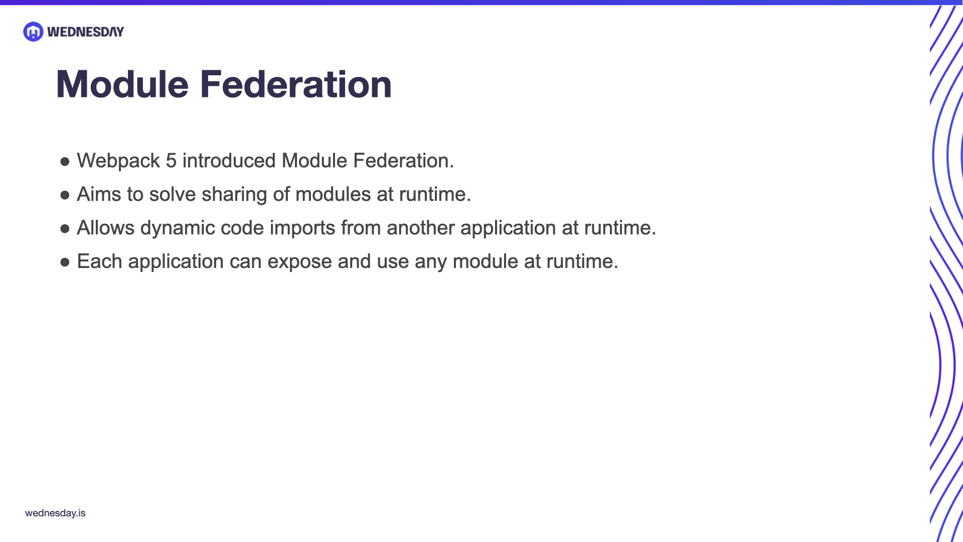 Micro Frontends with Module Federation