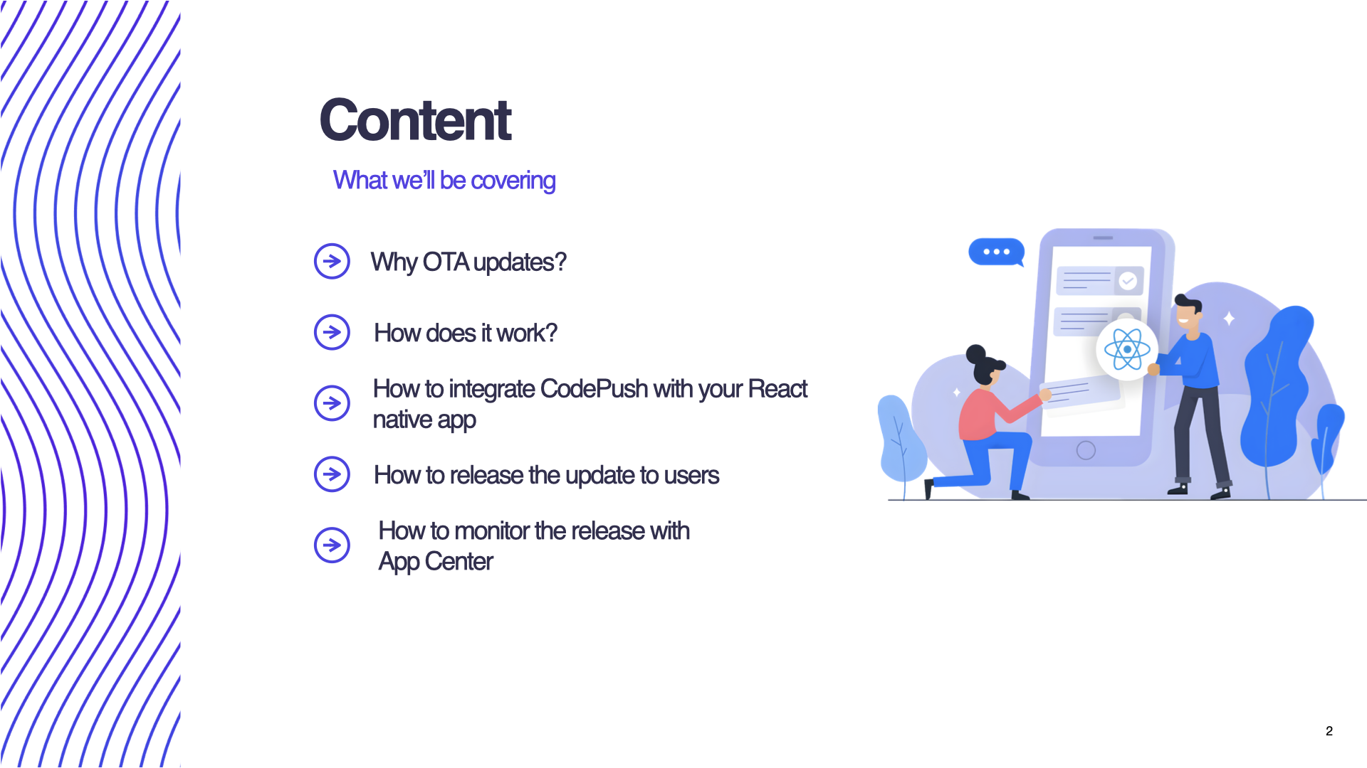 OTA with CodePush on React Native
