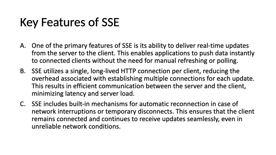 Understanding Server Sent Events