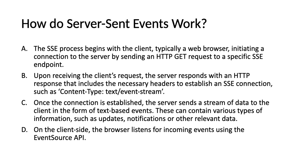 Understanding Server Sent Events