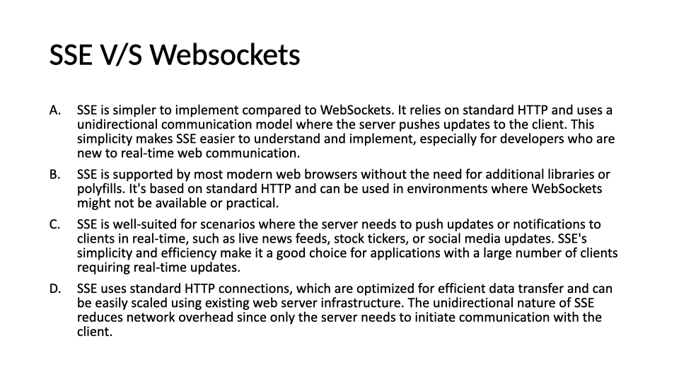 Understanding Server Sent Events