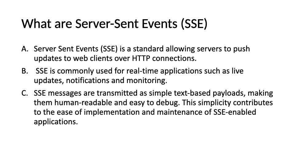 Understanding Server Sent Events