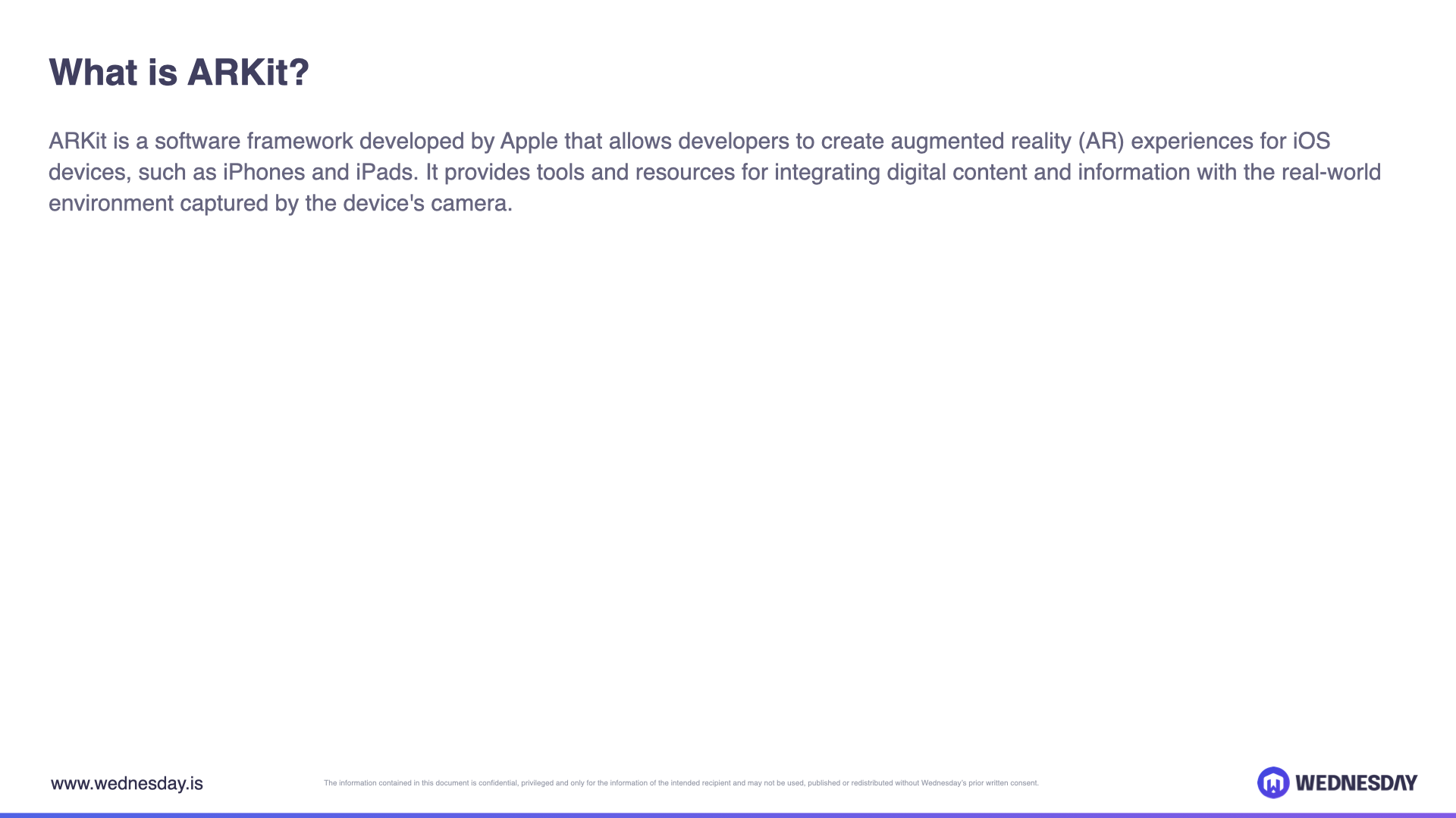 What is ARKit