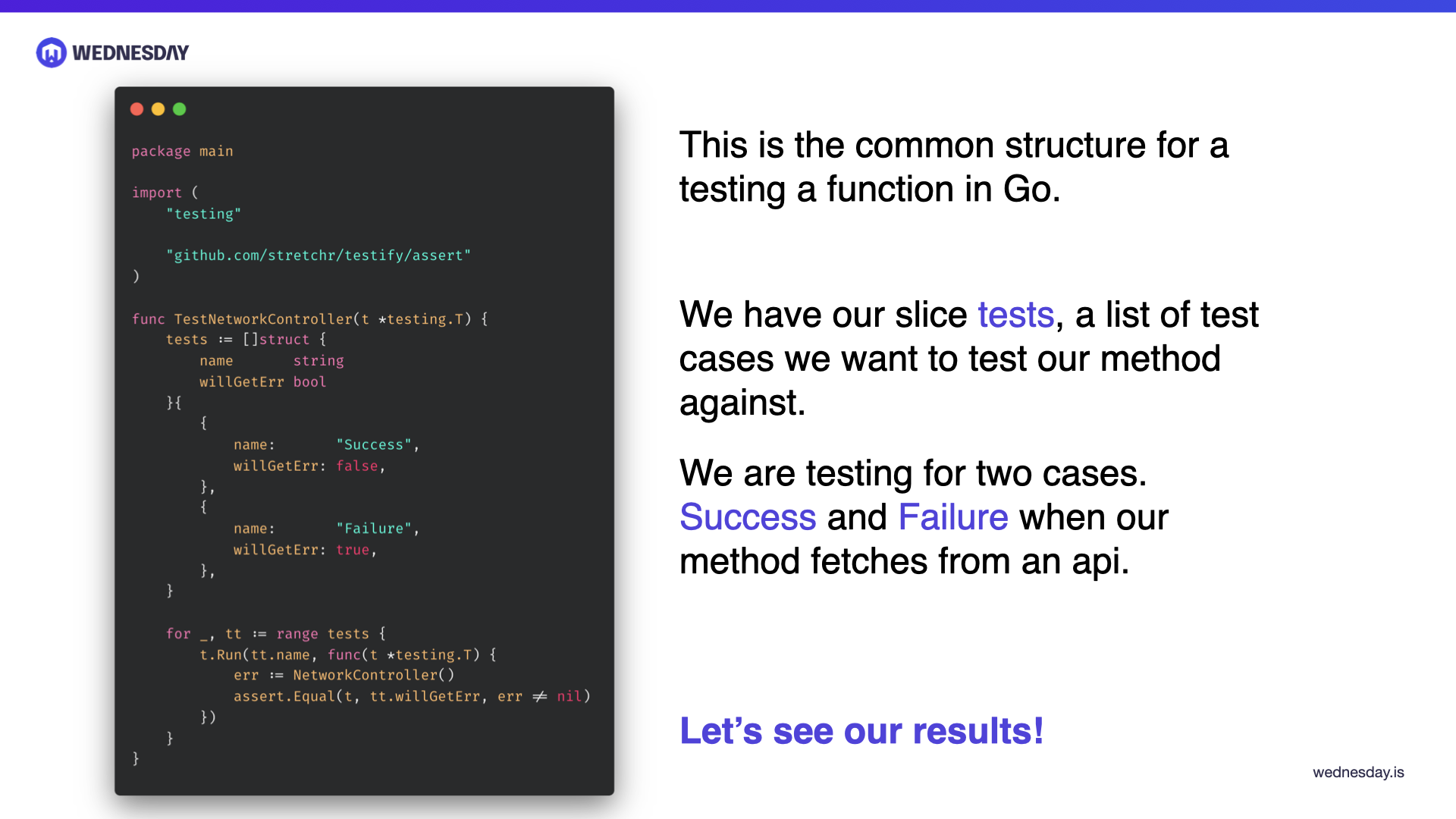 Write Efficient Unit Tests in Go