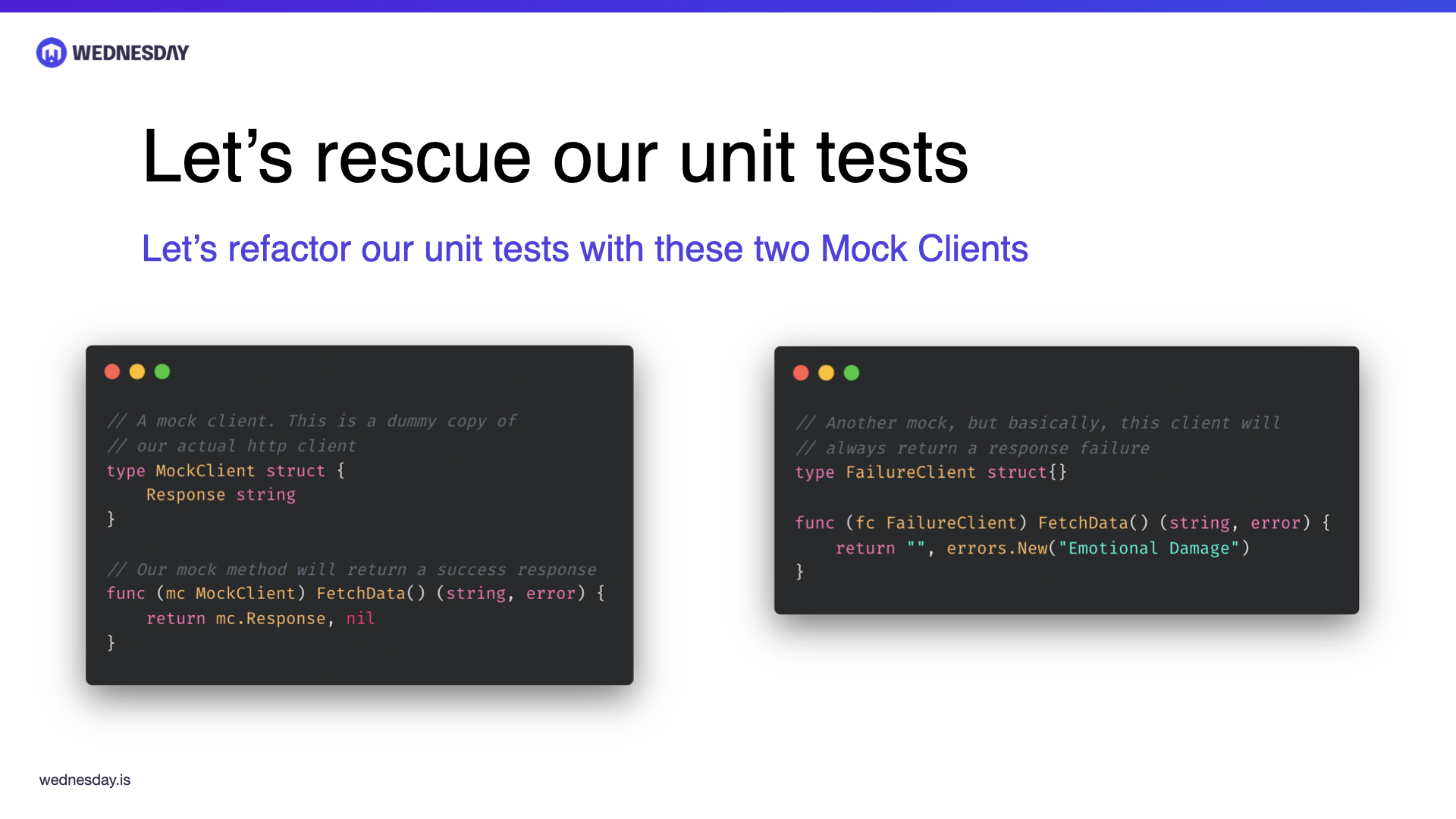 Write Efficient Unit Tests in Go