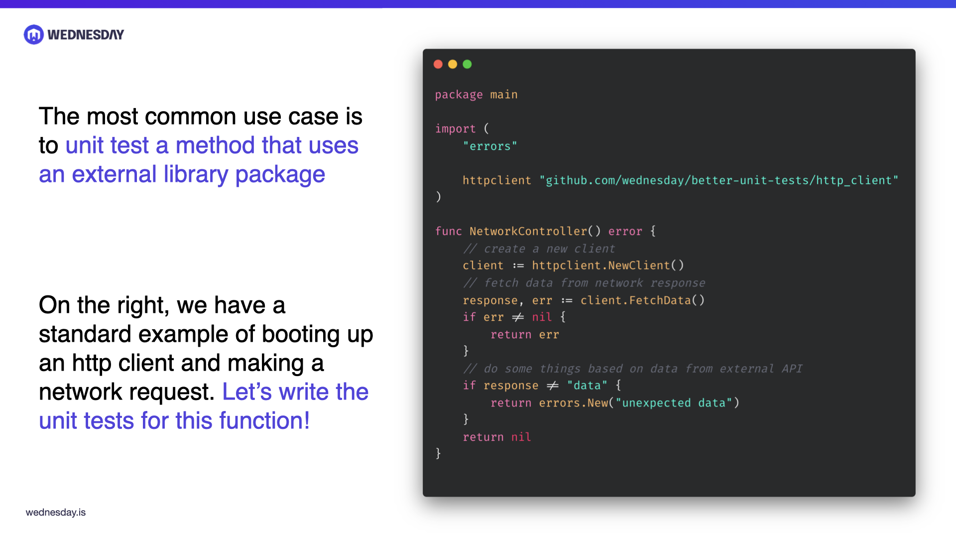 Write Efficient Unit Tests in Go