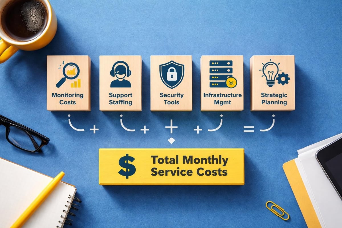 Managed services pricing breakdown