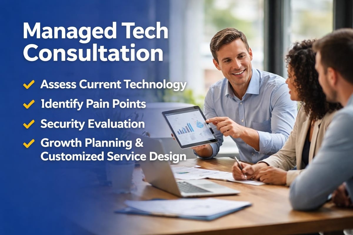 Custom managed tech approach