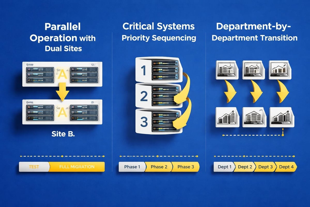 Phased IT migration approach