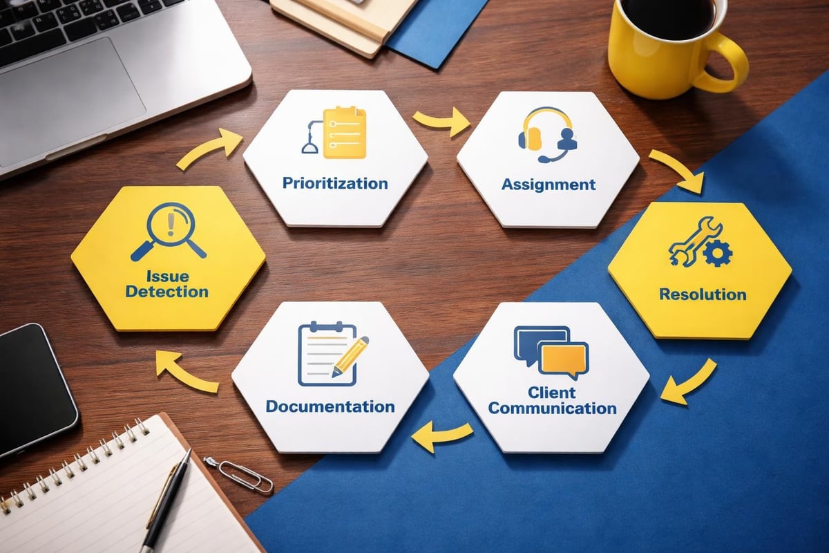 MSP service delivery workflow
