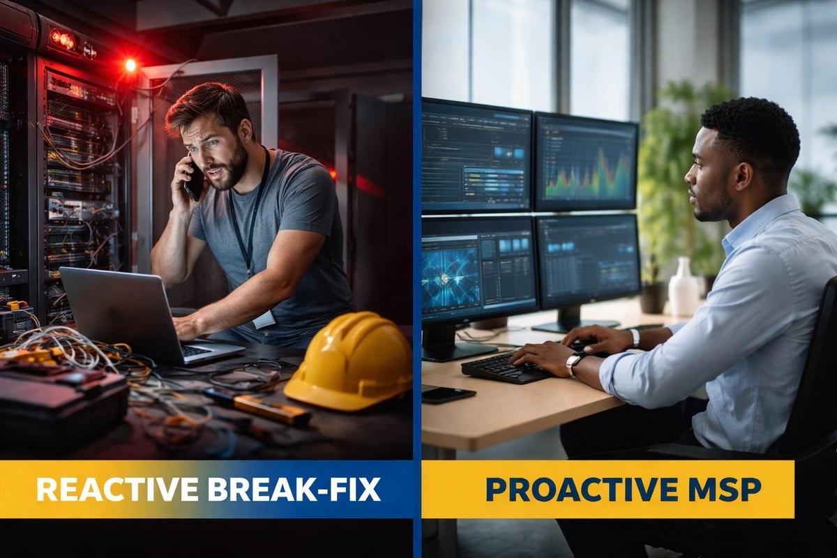Proactive vs reactive IT support
