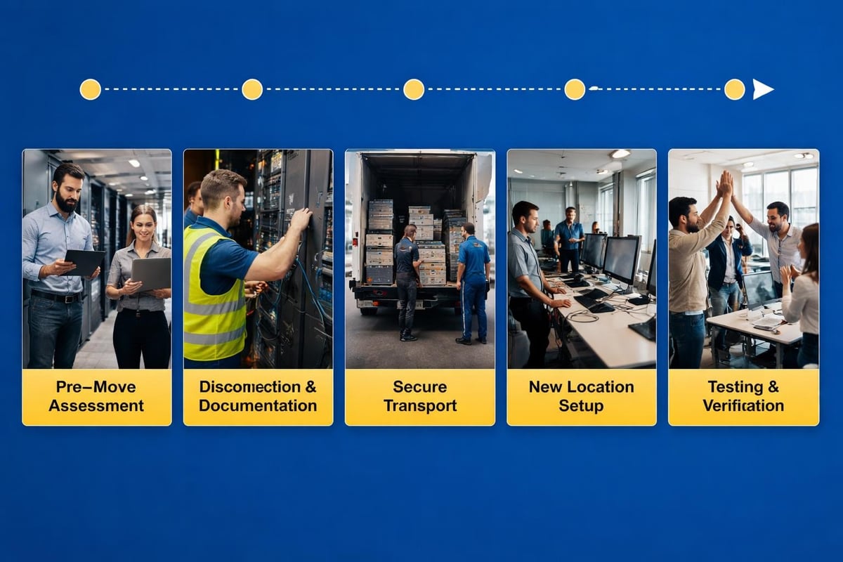 IT relocation planning timeline