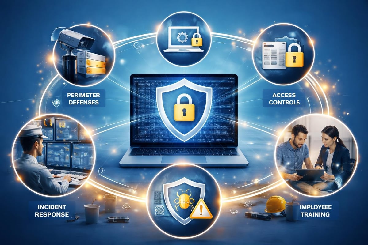 Layered cybersecurity approach