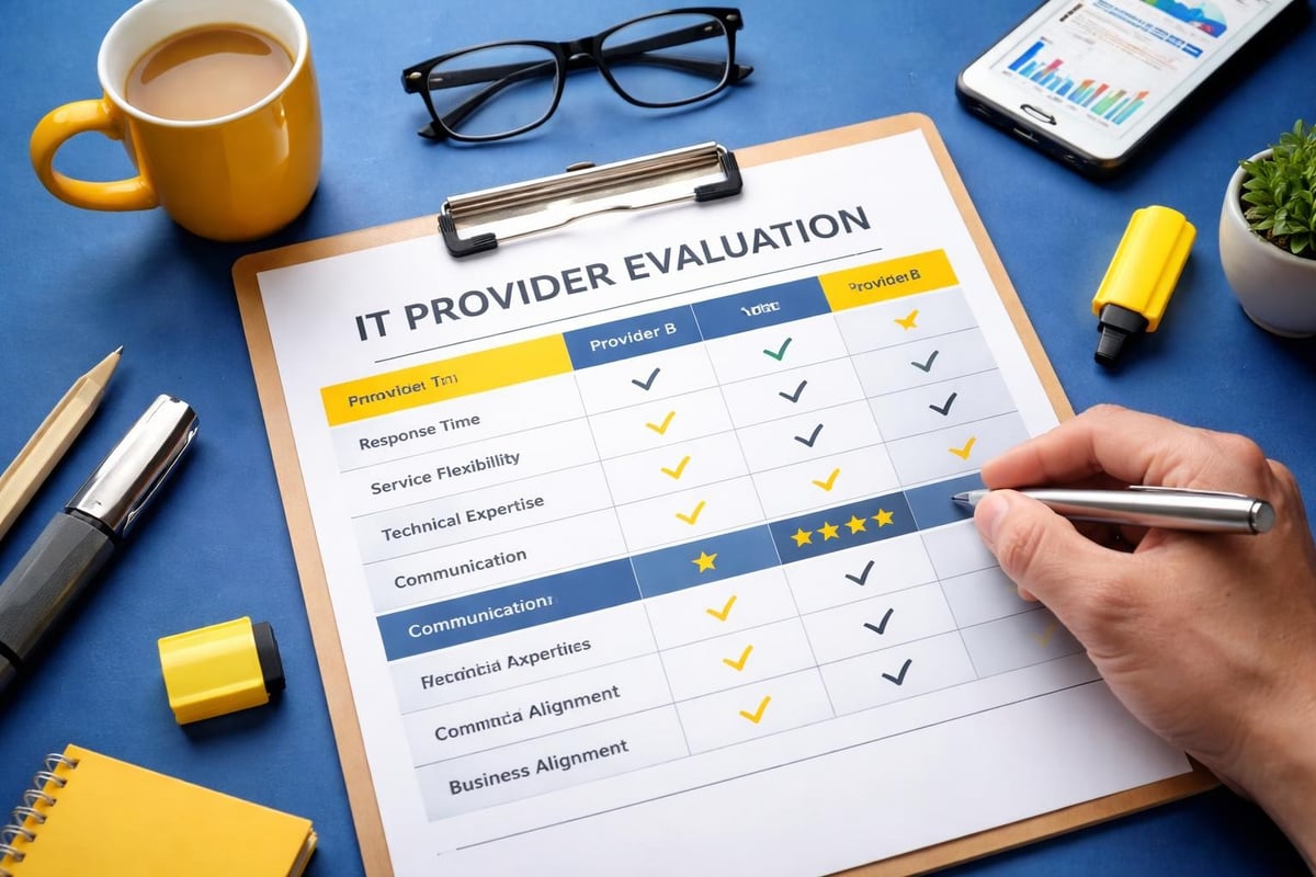 IT provider evaluation criteria
