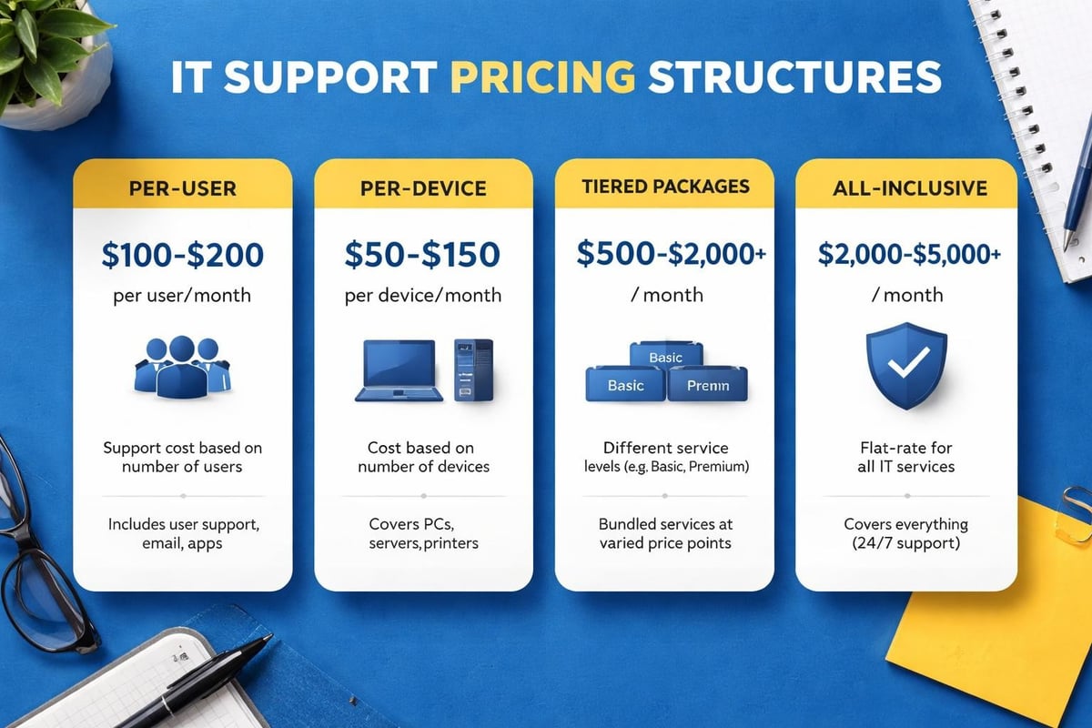 IT support pricing comparison