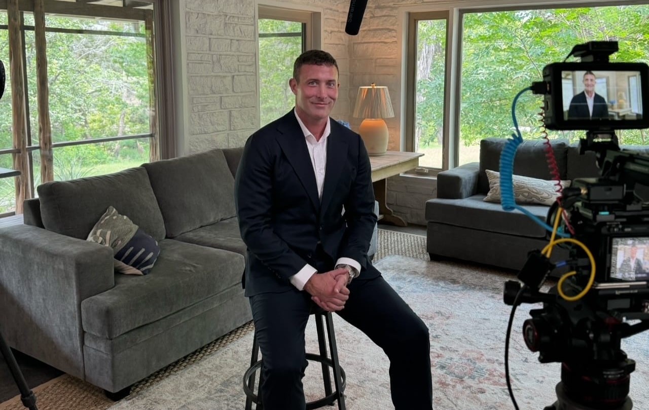 Dr Anthony Chaffee during a filmed interview