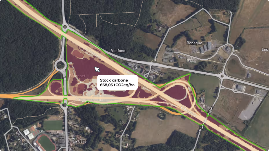 Stock de carbone - Infra