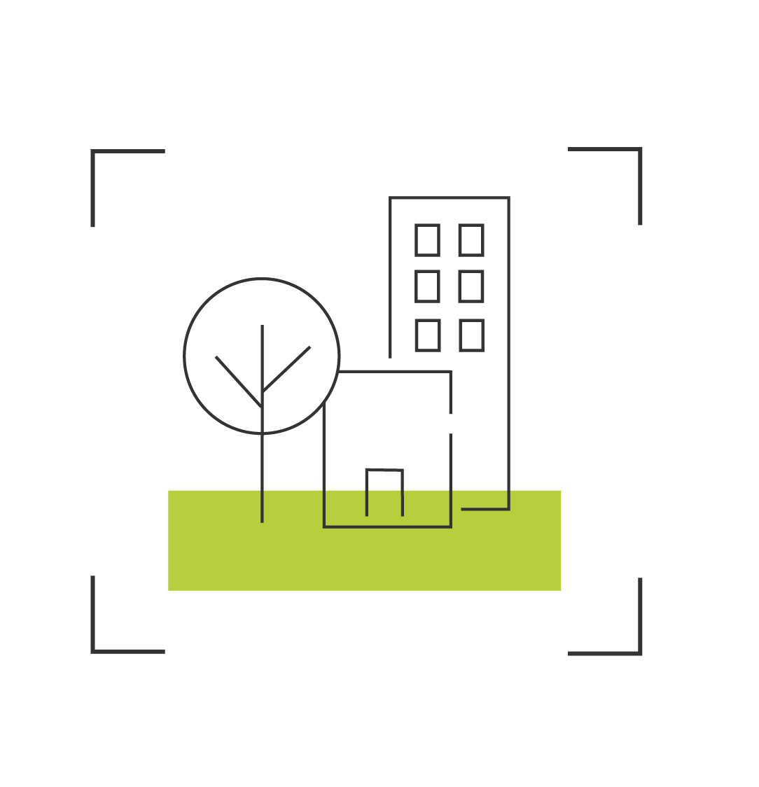 Arbre et bâtiment dans un cadre de visée : visualiser l’impact