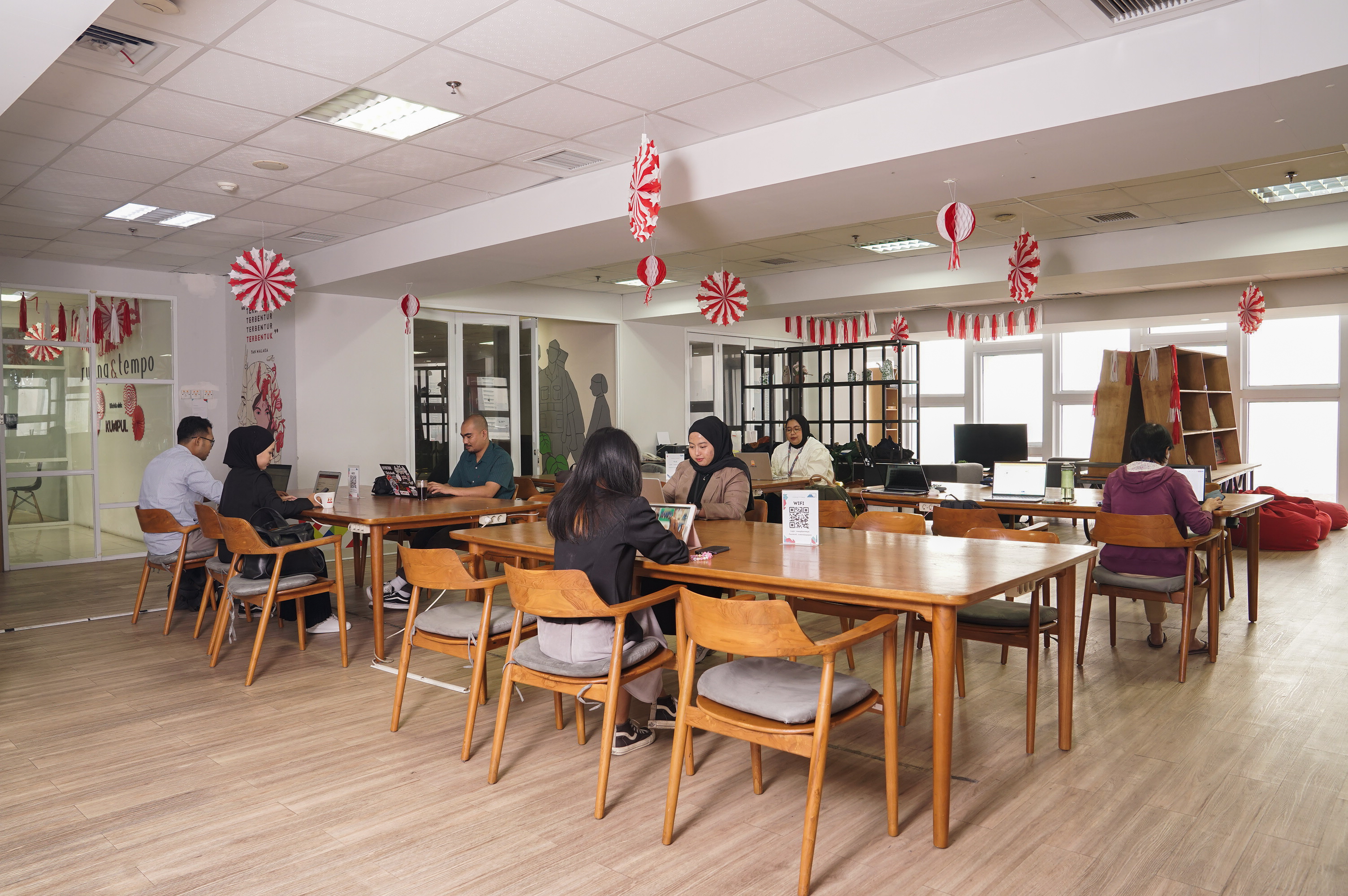 this is a coworking place of Ruang& Tempo