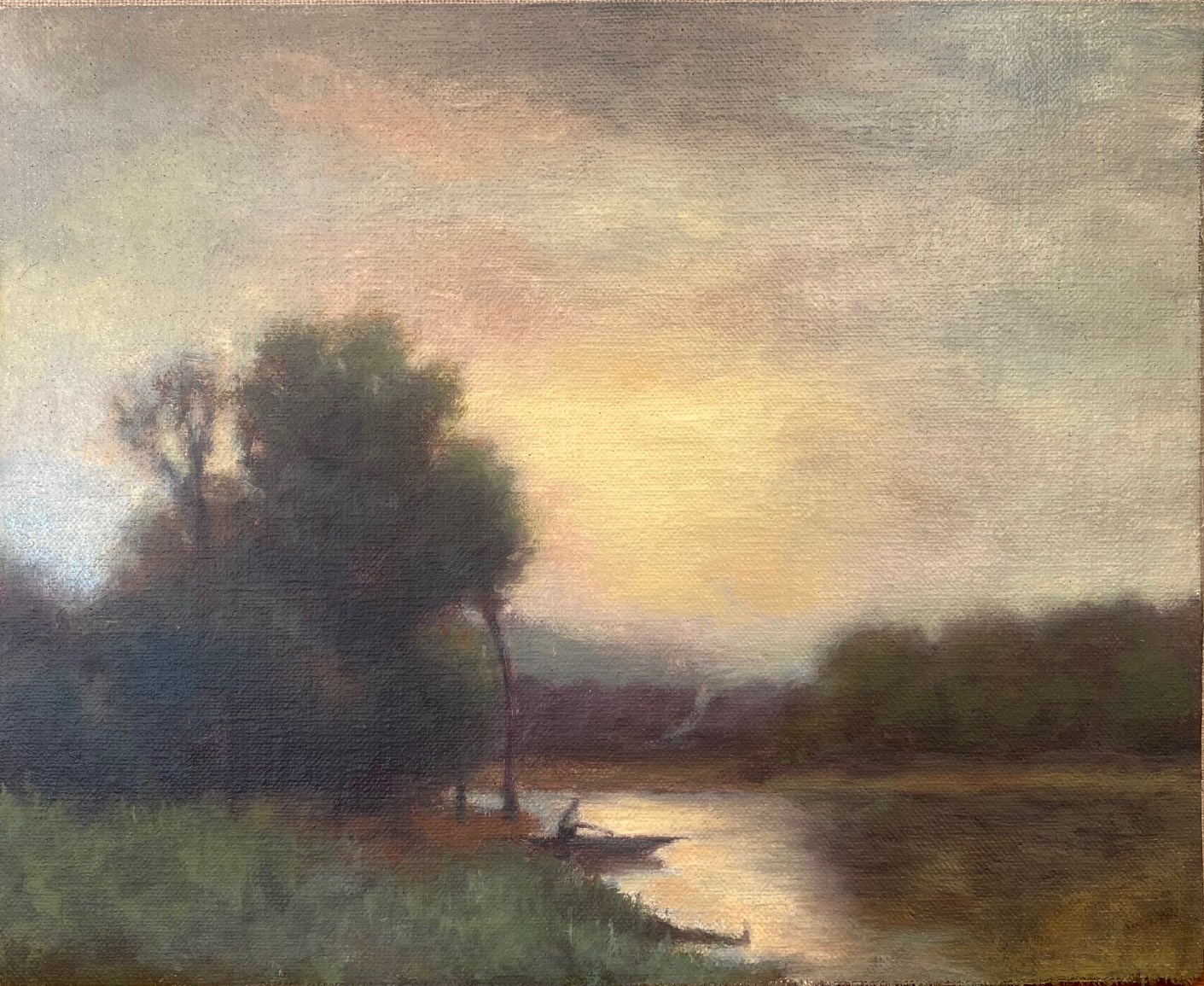 Master Copy – J Francis Murphy – Man in a Boat