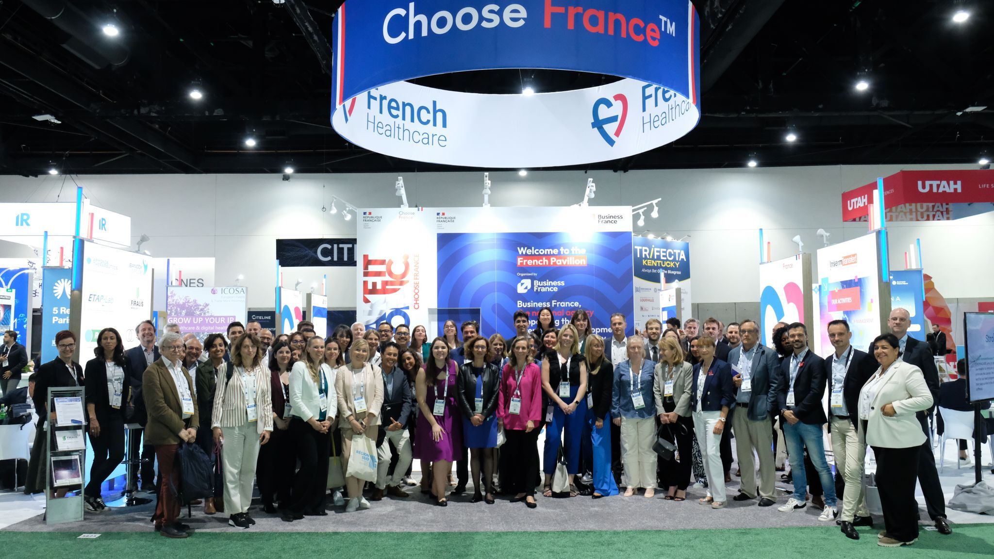 French Healthcare lors d'un salon.