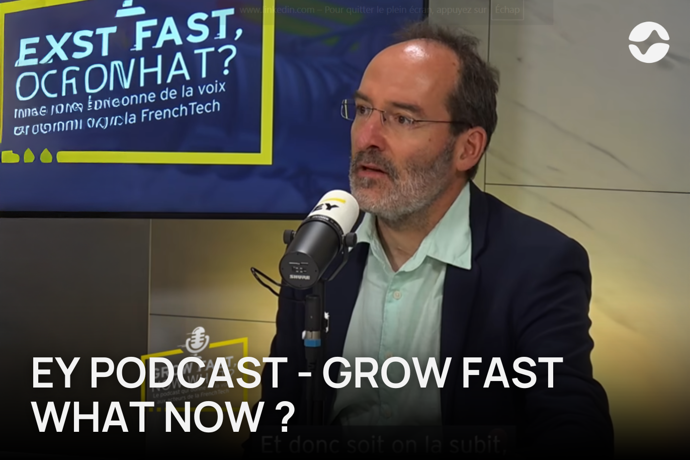 Bannière : interview de Gilles Debunne pour le podcast d'EY