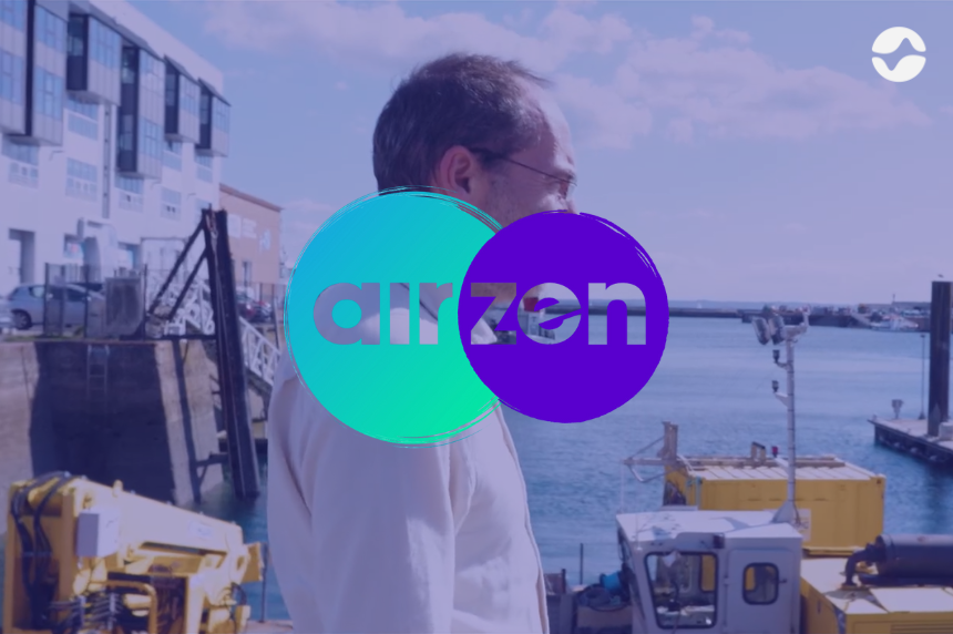 Photo de Gilles devant le port de commerce de Brest