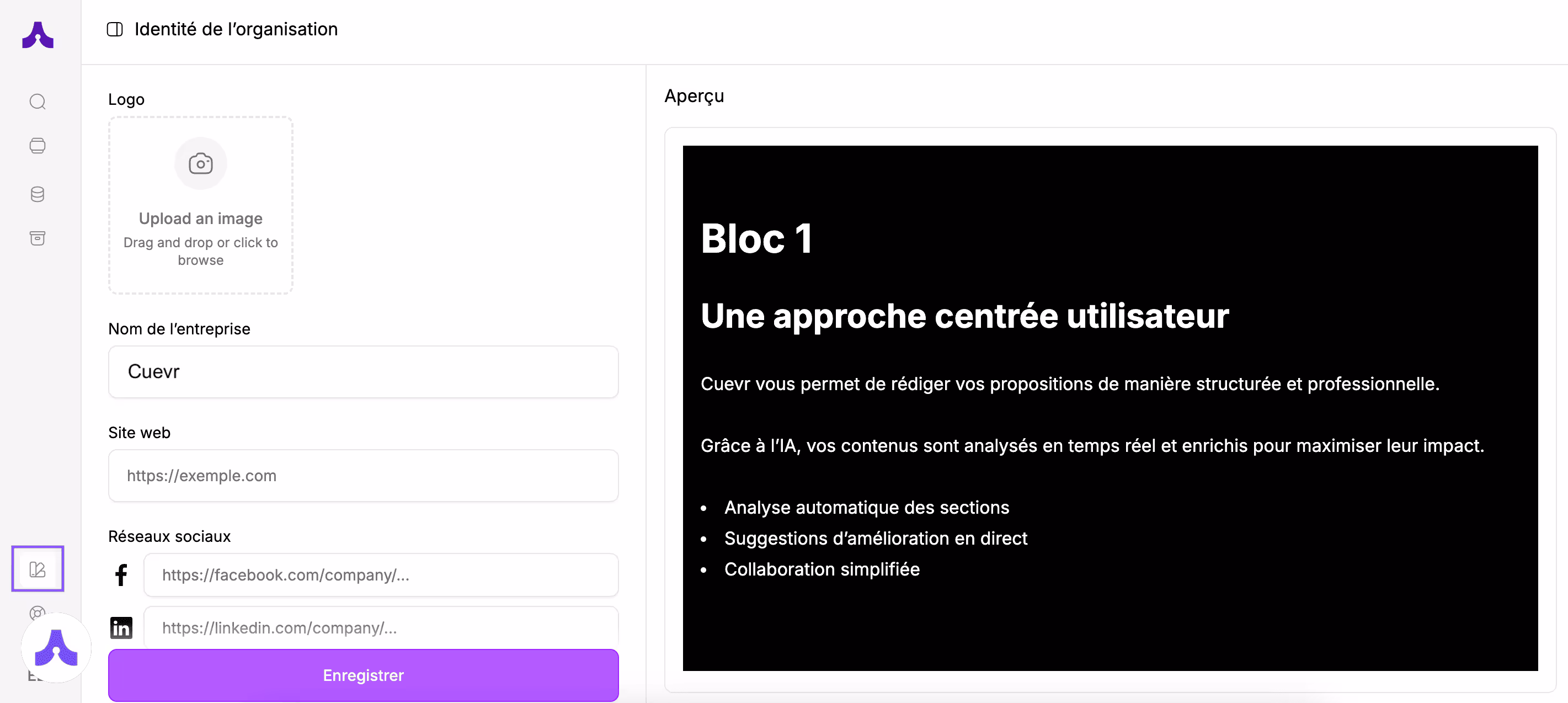 icône marque et identité